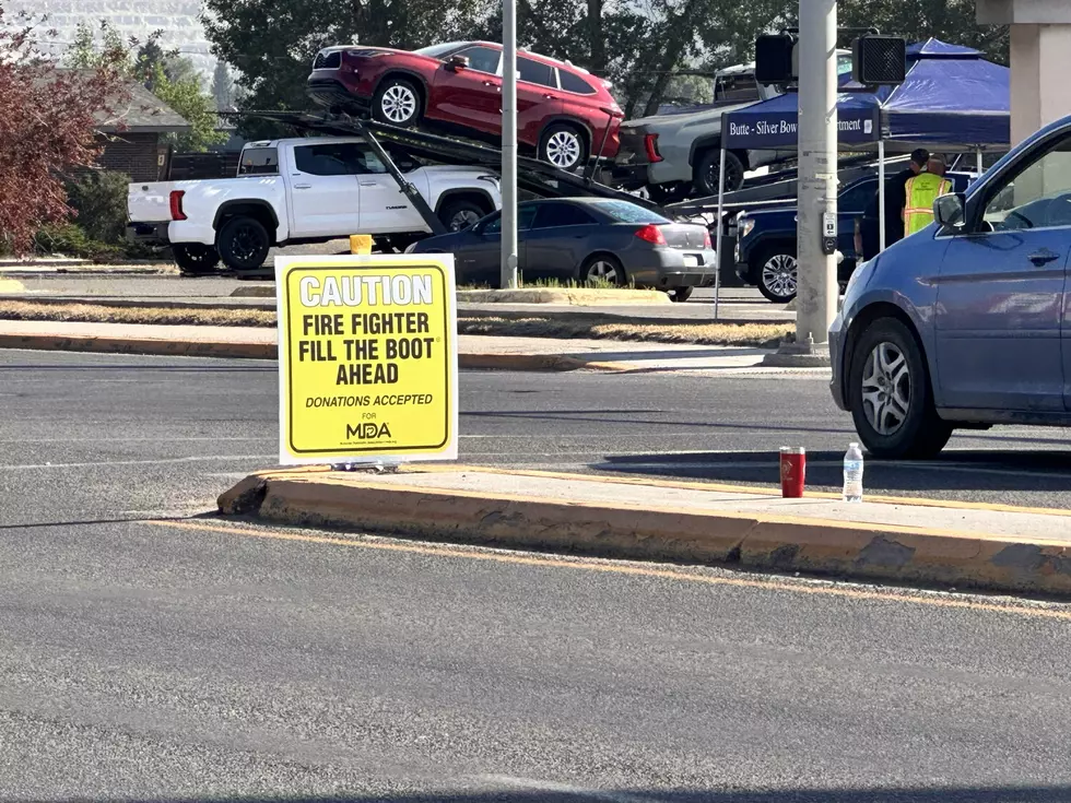 Butte Firefighters helping to “Fill the Boot” for MDA today